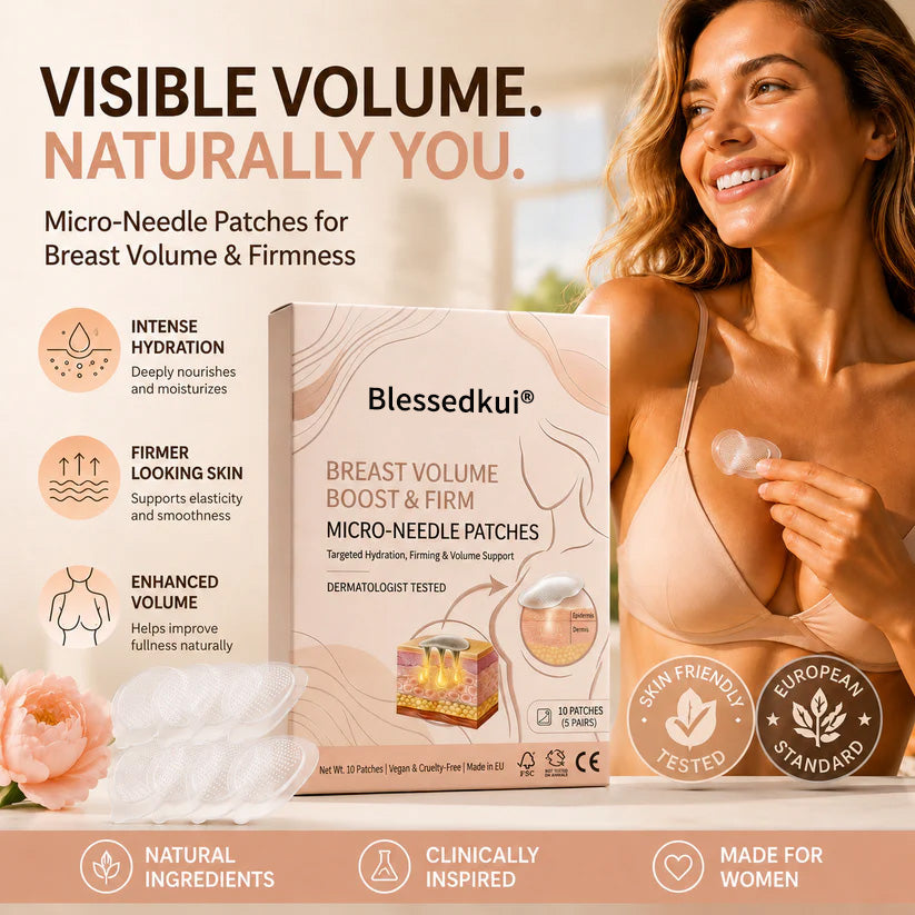 🔥 Limited-time 60% Off – Blessedkui Targeted Bust Firming & Nourishing Advanced Nano-Microneedle Patches