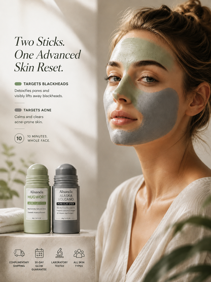 The Dual Clay System For Pores, Oil & Blemish-Prone Skin.