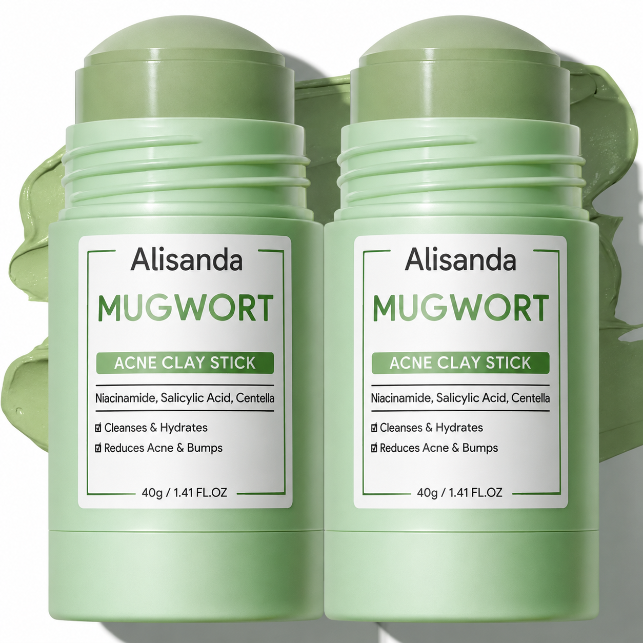 The Dual Clay System For Pores, Oil & Blemish-Prone Skin.