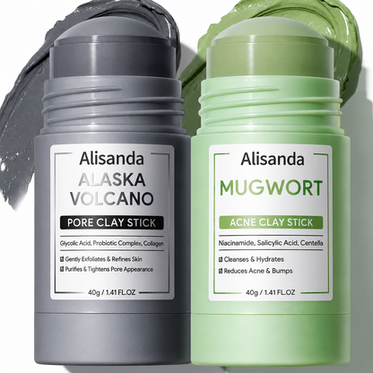The Dual Clay System For Pores, Oil & Blemish-Prone Skin.