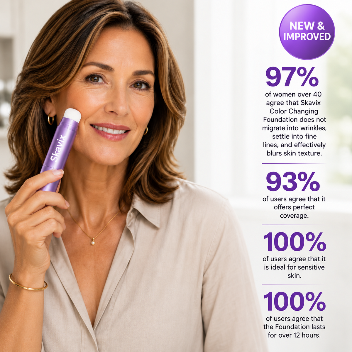 Changing Foundation Stick – The stick that makes mature skin glow again