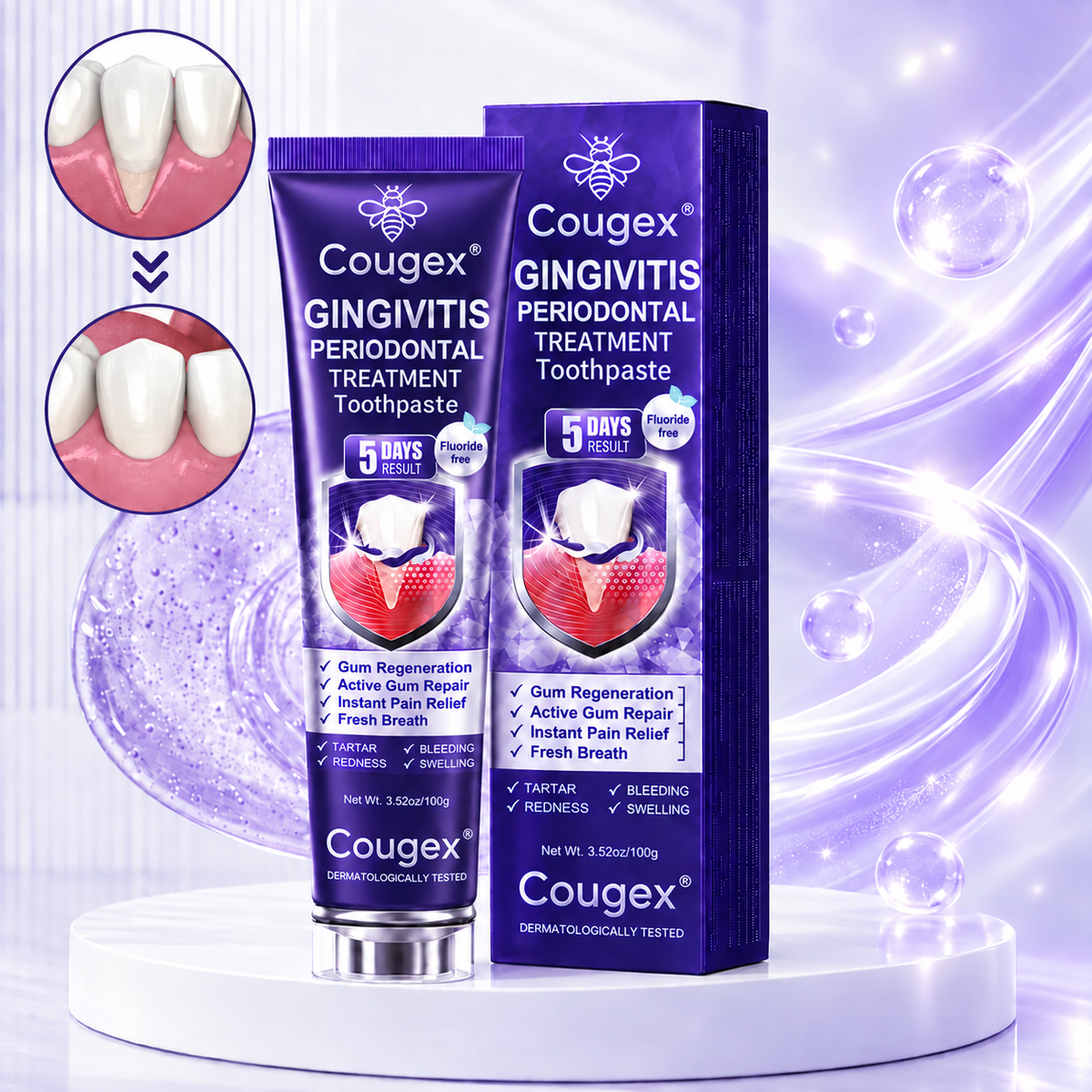 Cougex® Gingivitis Periodontal Treatment Toothpaste-gm
