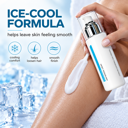 ❄️🌸Cooling Hair Removal Lotion – Gentle for Sensitive Skin ✨