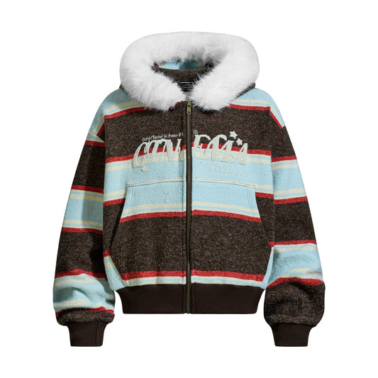 Casual Hooded Knitted Coat Outerwear