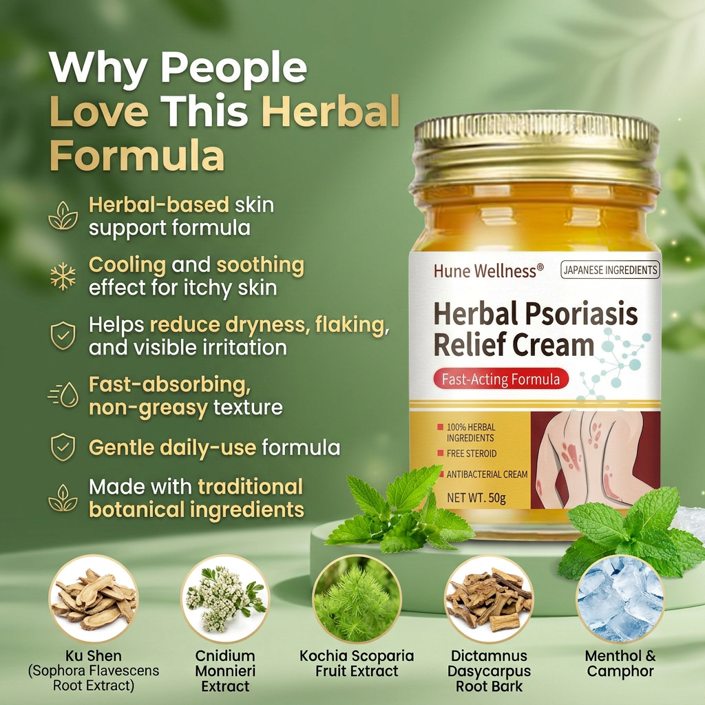 Herbal Psoriasis & Eczema Relief Skin Cream-gm