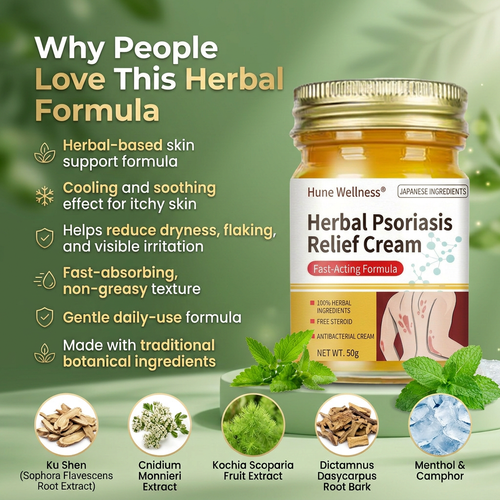 Herbal Psoriasis & Eczema Relief Skin Cream-gm